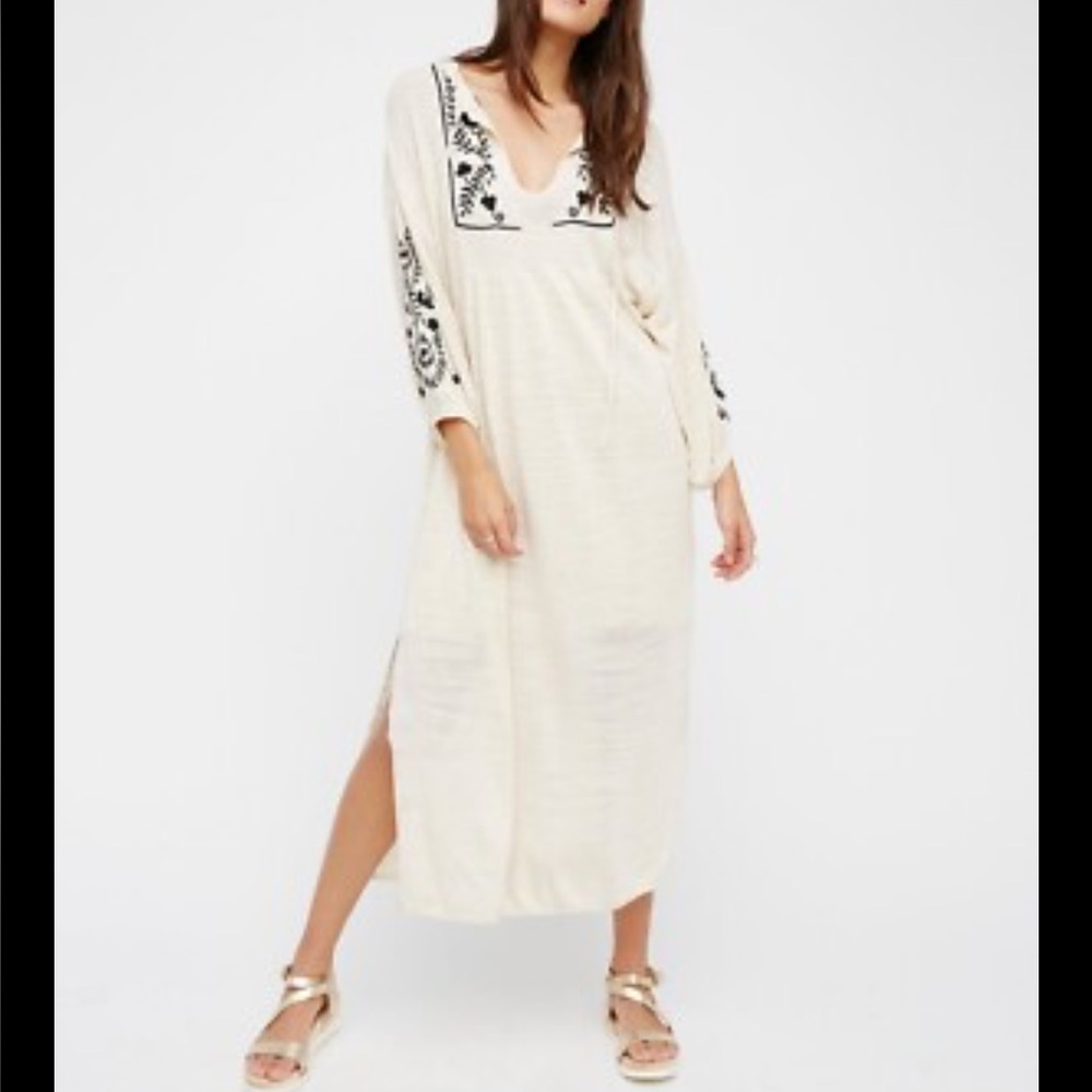 Free people sweet harvest maxi dress size L euc